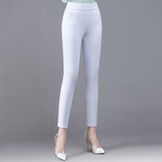 Women's high waist thin solid color leggings - MRSLM