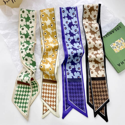 silk scarf hair band - MRSLM