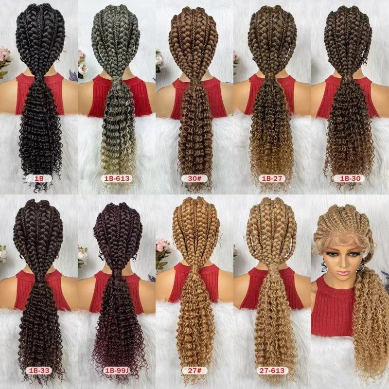 lace braided hand-woven wig, view 14 - MRSLM
