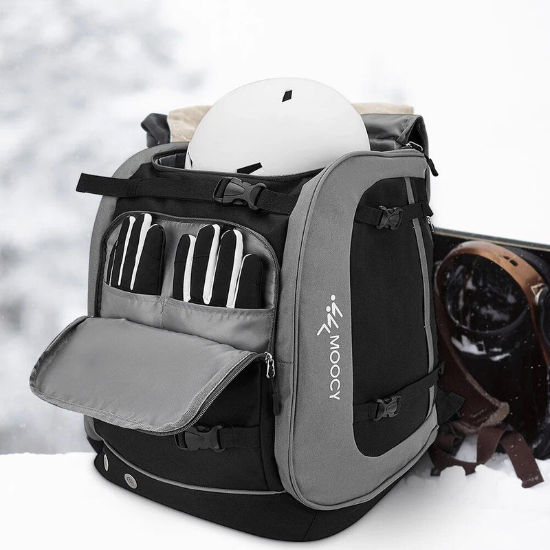65L ski gear backpack, view 6 - MRSLM