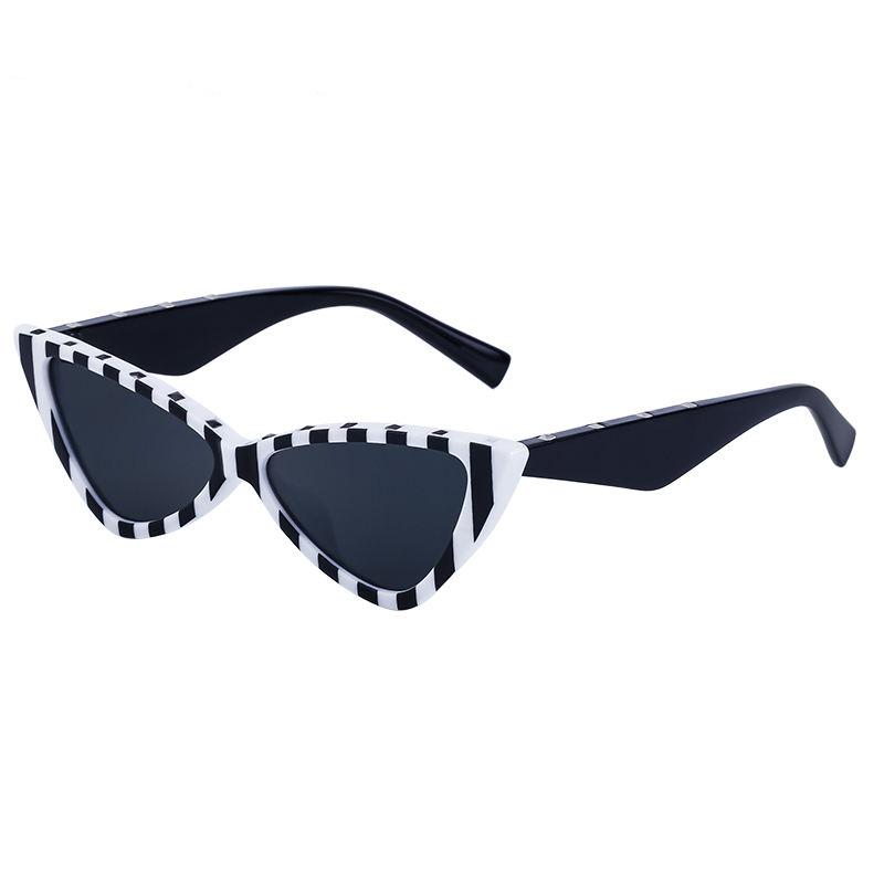 rivet cat eye sunglasses, view 3 - MRSLM