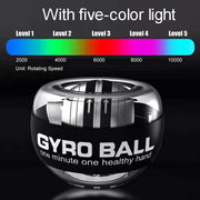LED gyro wrist trainer ball, view 2 - MRSLM