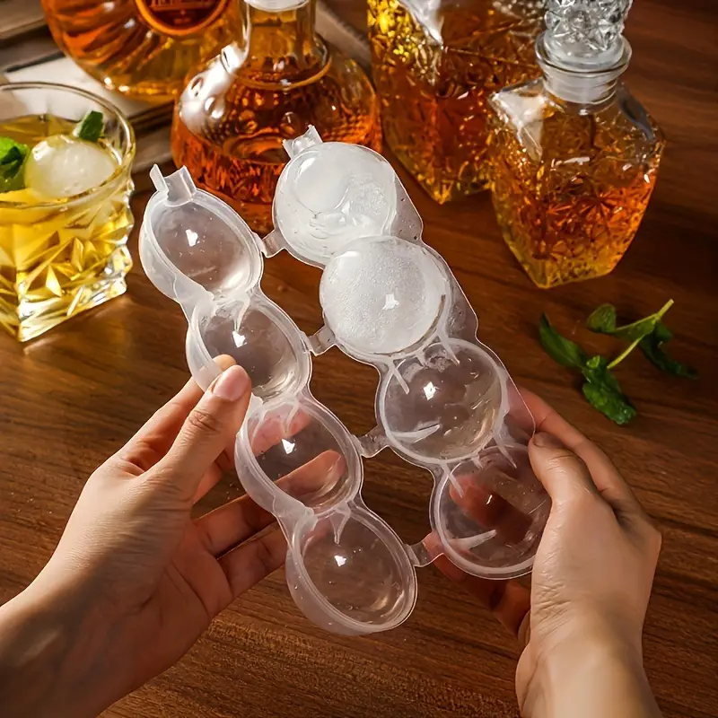 4-hole round ice ball mold, view 6 - MRSLM