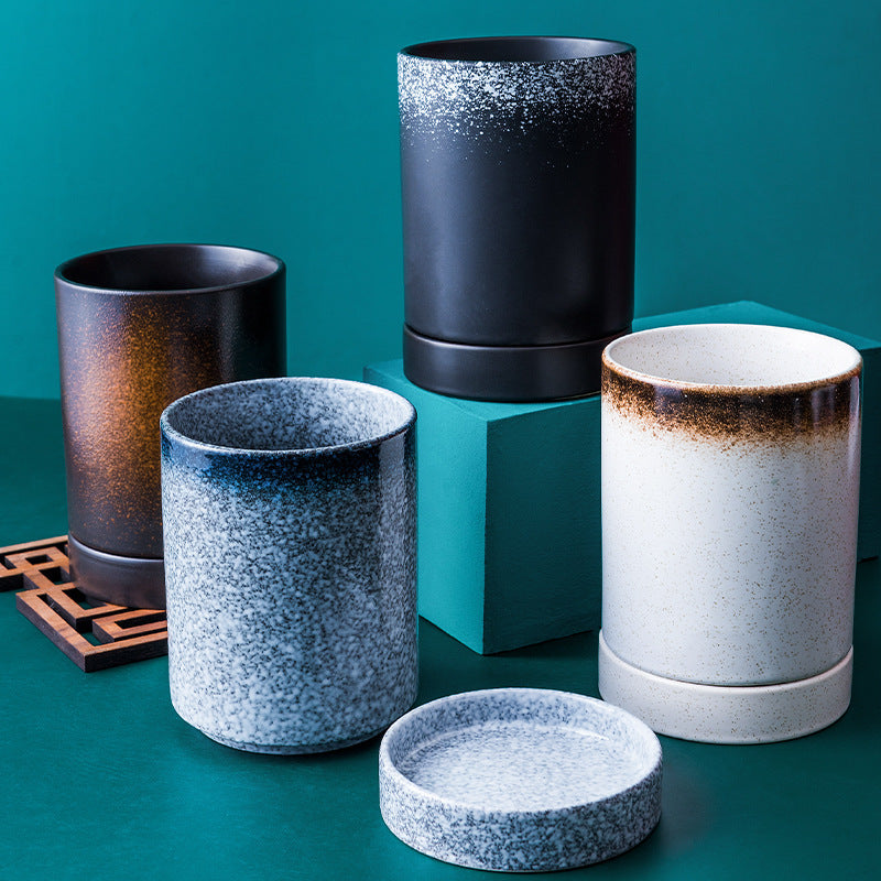 Japanese-style ceramic chopstick holder, view 2 - MRSLM