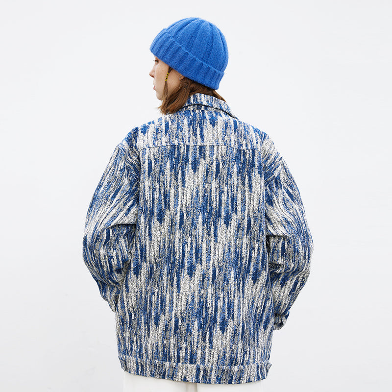 men's tie-dye gradient jacket, view 9 - MRSLM