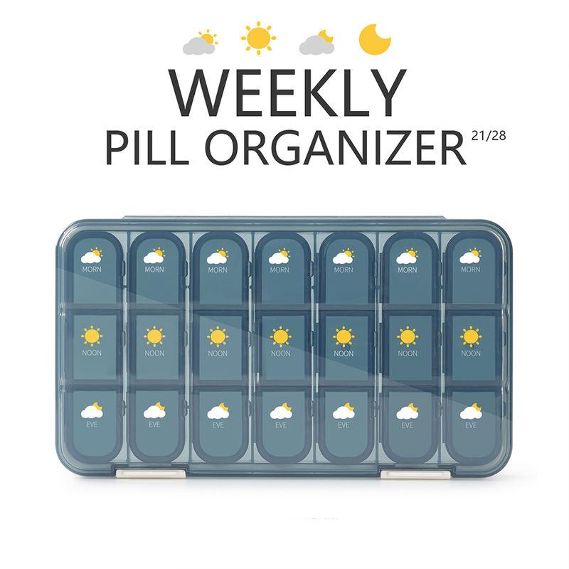 Large weekly pill organizer, view 8 - MRSLM