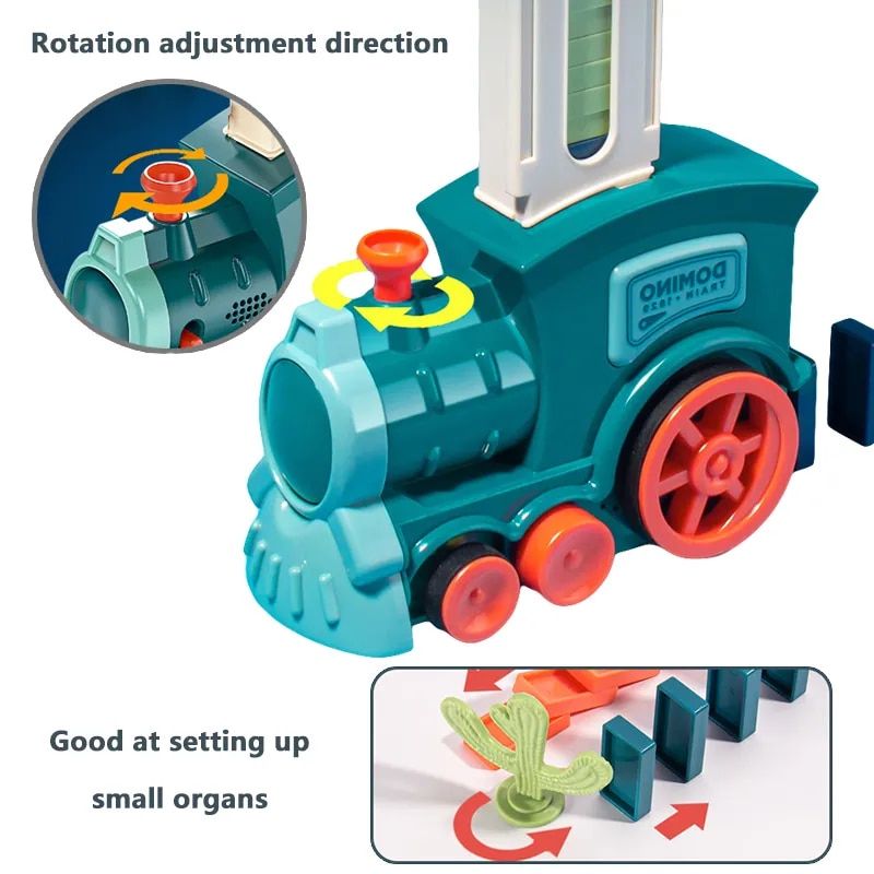 domino train toy set, view 7 - MRSLM