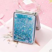 flowing sands pocket makeup mirror, view 6 - MRSLM