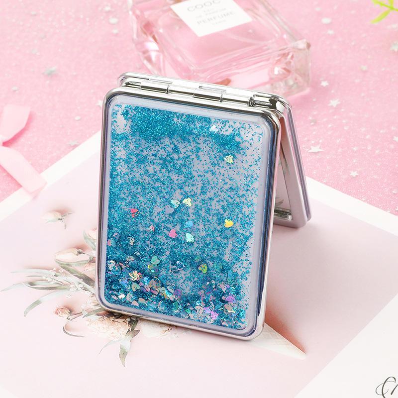 flowing sands pocket makeup mirror, view 6 - MRSLM
