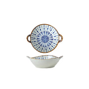 ceramic noodle soup bowl with handle, view 7 - MRSLM