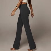 hip-flare flared pants, view 10 - MRSLM