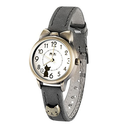 women's leather strap quartz watch, view 5 - MRSLM