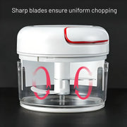 manual food processor garlic chopper, view 6 - MRSLM