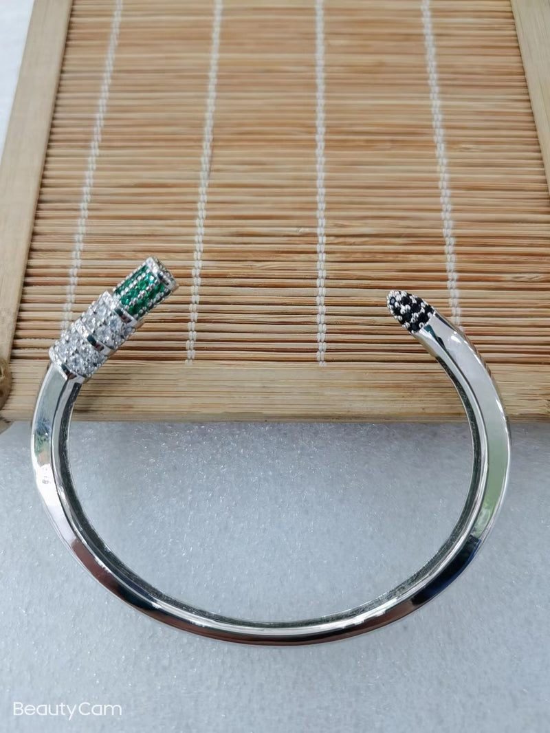 micro set zircon pencil bracelet, view 5 - MRSLM