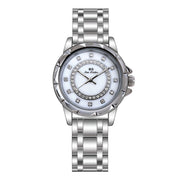 women's stone-set slim quartz watch, view 6 - MRSLM