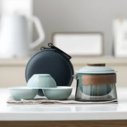 Zen teapot and tea cup set, view 5 - MRSLM