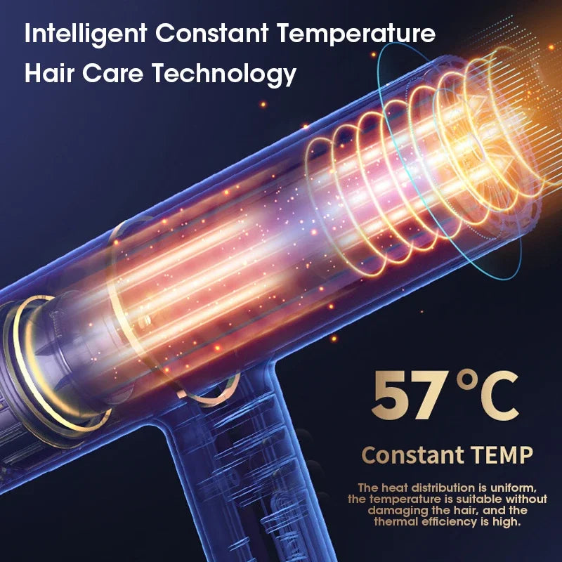 professional infrared anion hair dryer, view 7 - MRSLM