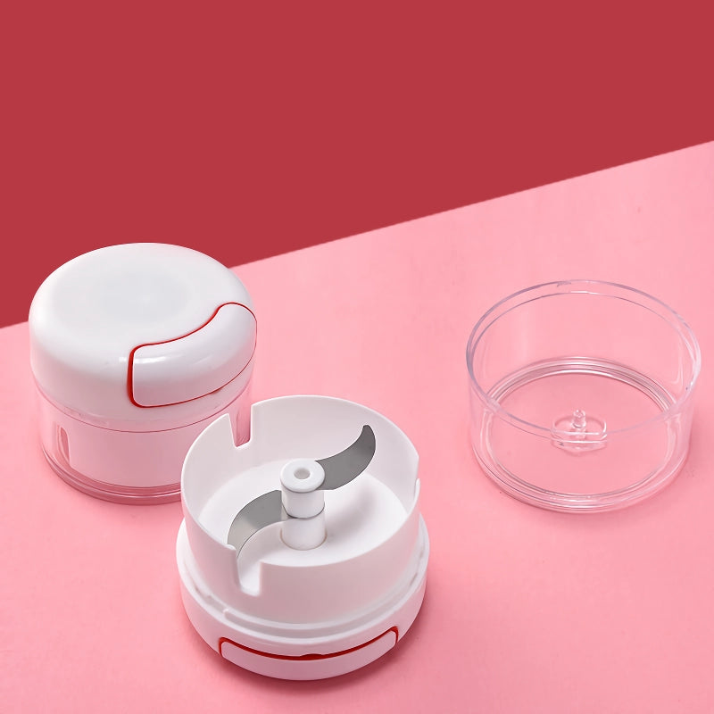 manual food processor garlic chopper, view 4 - MRSLM
