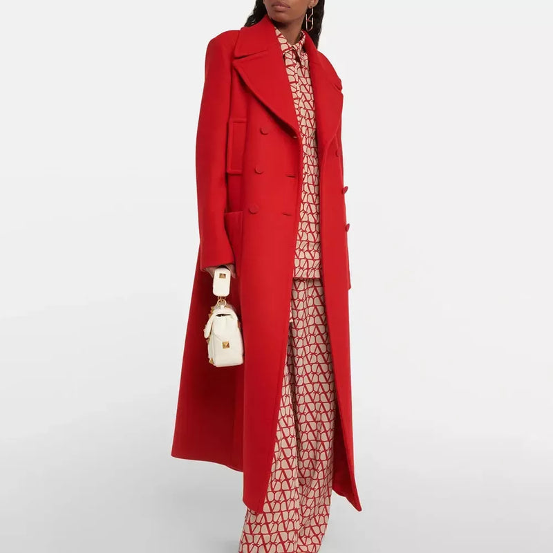 overknee double breasted coat - MRSLM