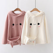women's cotton hooded sweater - MRSLM