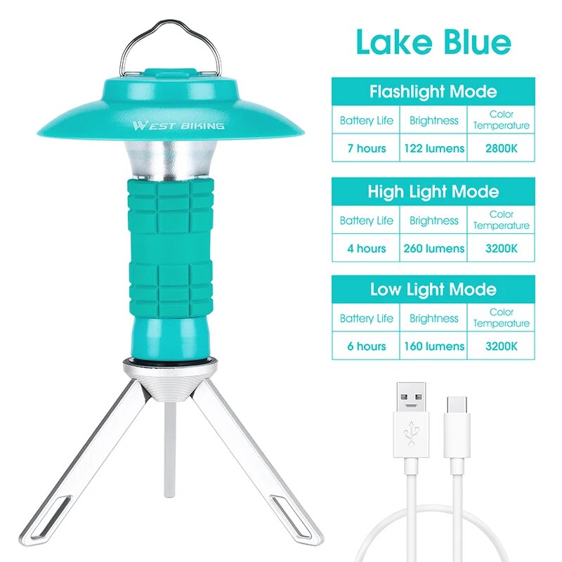 3-in-1 LED camping light, view 3 - MRSLM