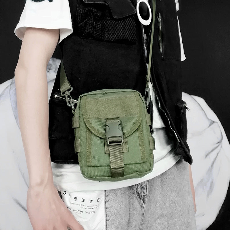 small canvas crossbody bag, view 11 - MRSLM