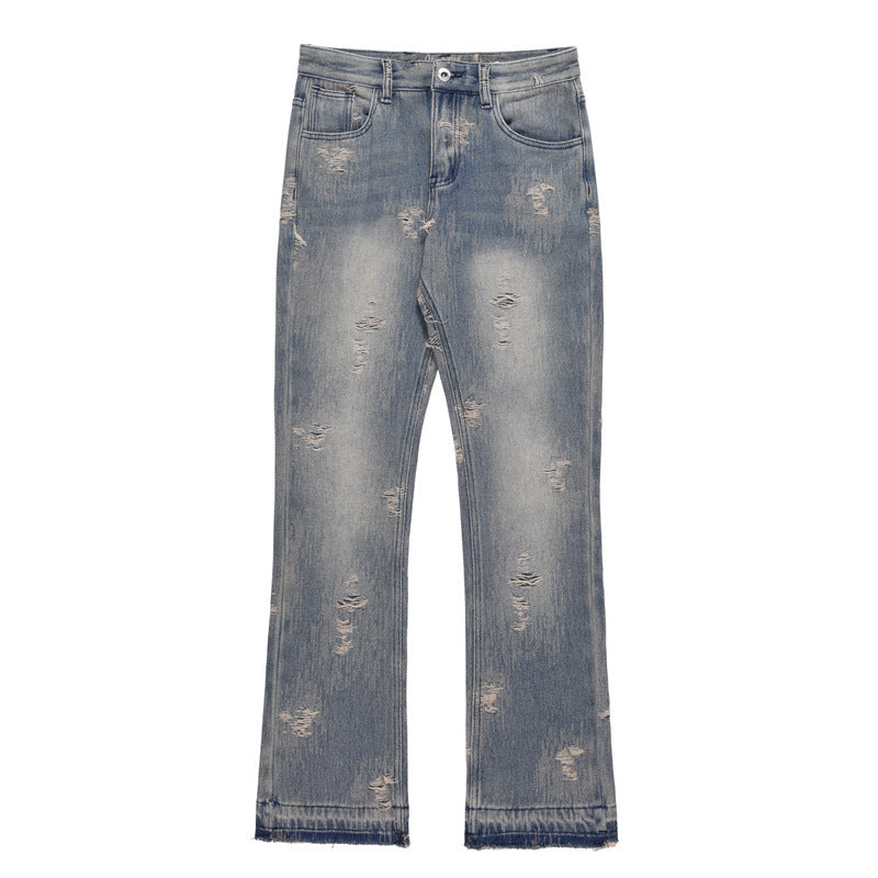 men's retro ripped jeans, view 5 - MRSLM