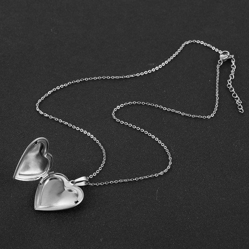 heart pendant necklace, view 2 - MRSLM