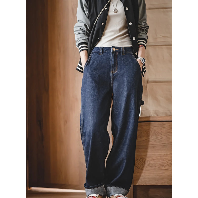 loose fit baggy denim jeans, view 4 - MRSLM
