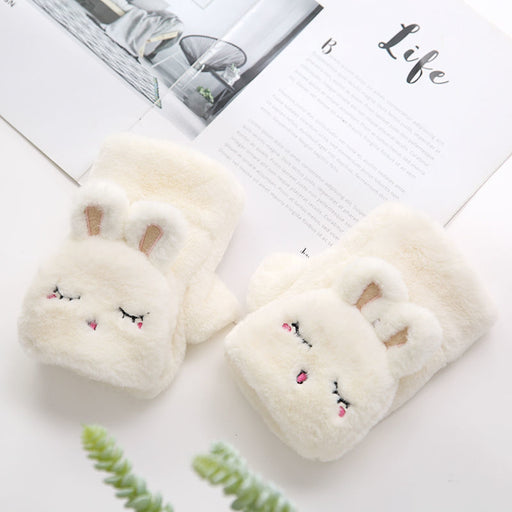 Lovely sweet plush gloves for women - MRSLM