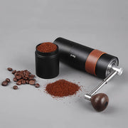 stainless steel hand coffee grinder, view 3 - MRSLM