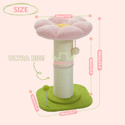 small cat scratching post with sisal and spring ball, view 8 - MRSLM