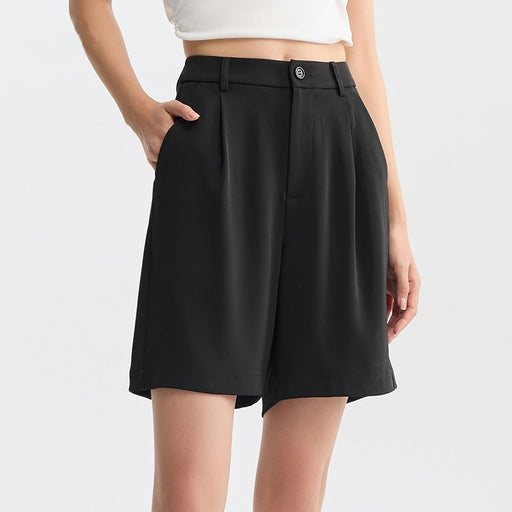 women's loose fit casual shorts, view 2 - MRSLM