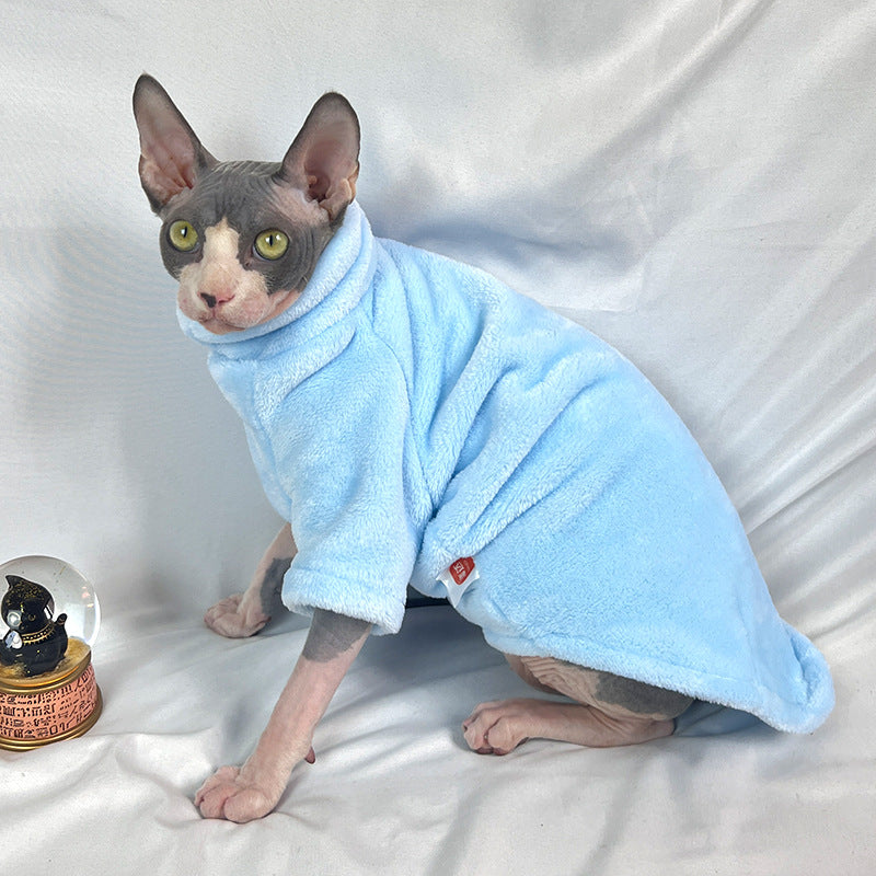 winter warm turtleneck sweater for pets, view 10 - MRSLM