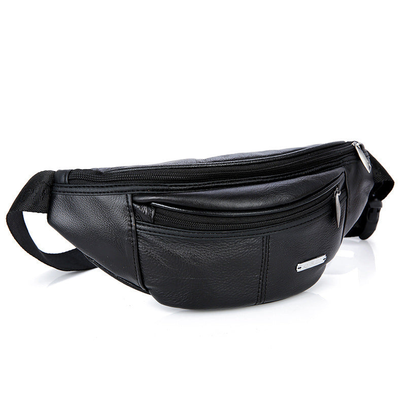 men's cowhide chest bag, view 2 - MRSLM
