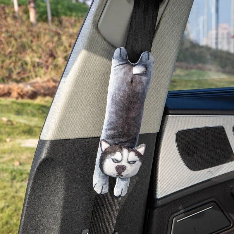 cartoon car seat belt cover, view 6 - MRSLM