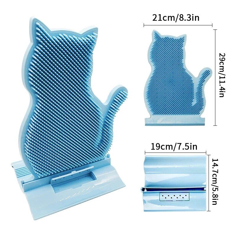 self-grooming catnip massage comb, view 10 - MRSLM