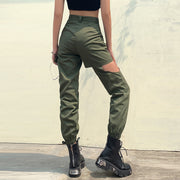 irregular stitching pocket harem pants, view 2 - MRSLM