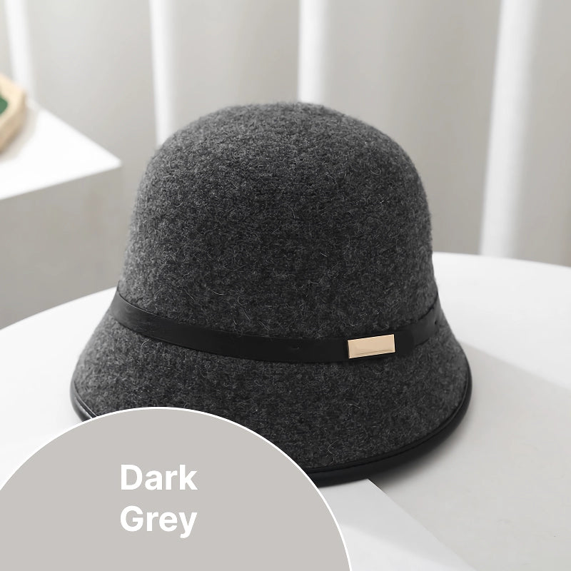 Unisex wool bucket hat with belt, view 3 - MRSLM
