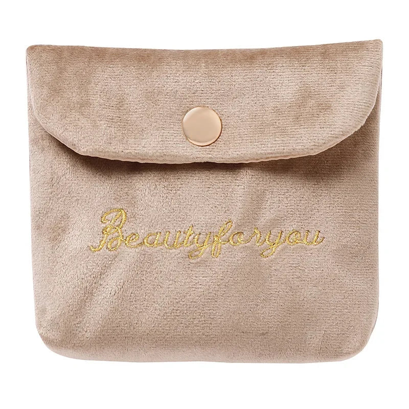 Velvet mini cosmetic and storage bag, view 2 - MRSLM