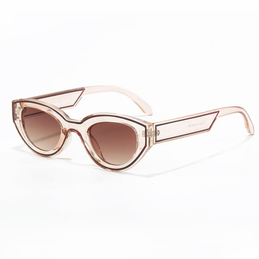 gradient cat eye sunglasses, view 8 - MRSLM