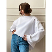 women's fleece sweatshirt, view 25 - MRSLM