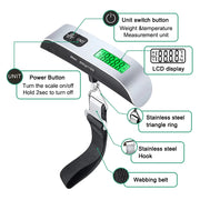 digital luggage scale, view 3 - MRSLM