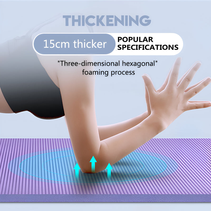thick nbr yoga mat, view 6 - MRSLM
