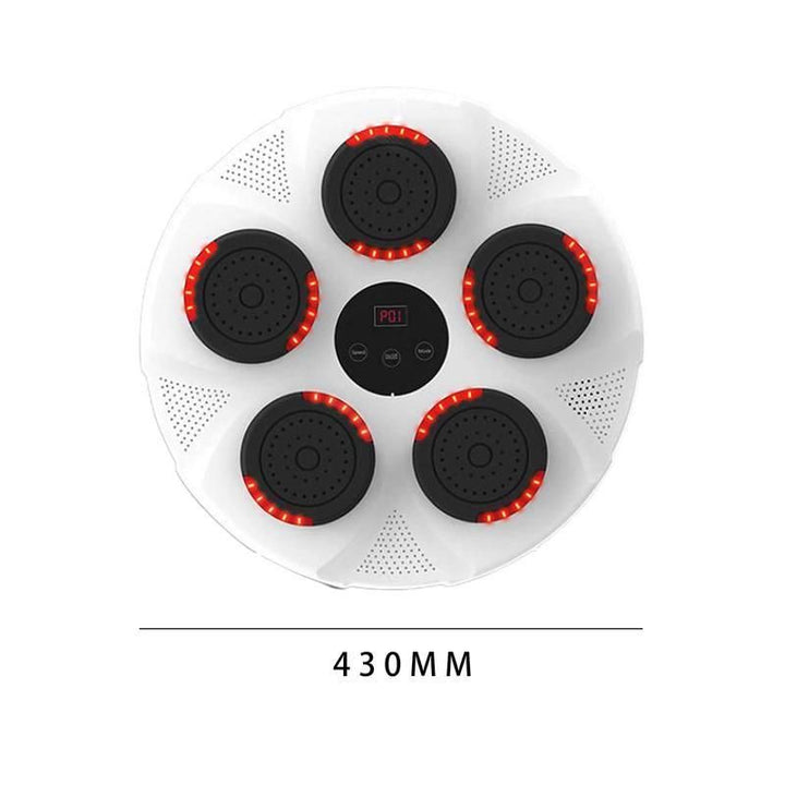 Interactive Smart Music Punching Pad: LED Lighted Home Boxing Trainer for Fitness & Strength Training