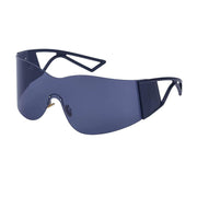oversized rimless sunglasses, view 3 - MRSLM