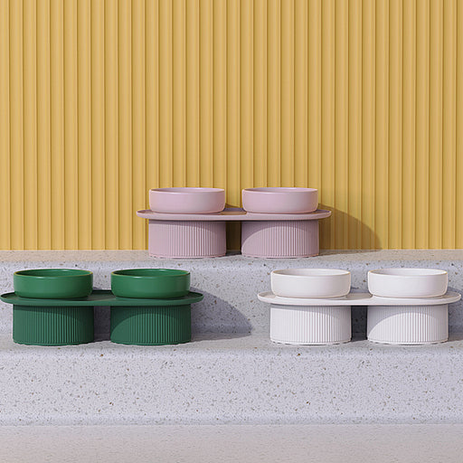 elevated ceramic pet bowls - MRSLM
