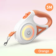 LED retractable dog leash, view 3 - MRSLM