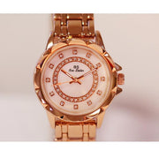 women's stone-set slim quartz watch, view 5 - MRSLM