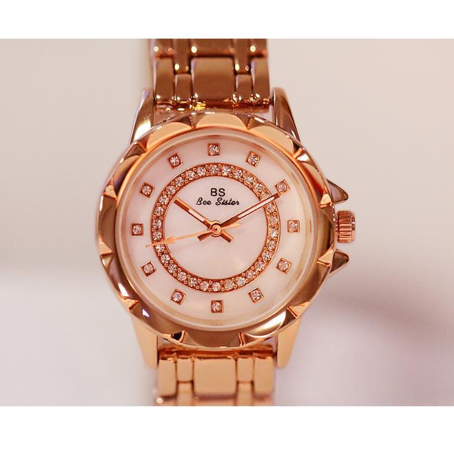 women's stone-set slim quartz watch, view 5 - MRSLM
